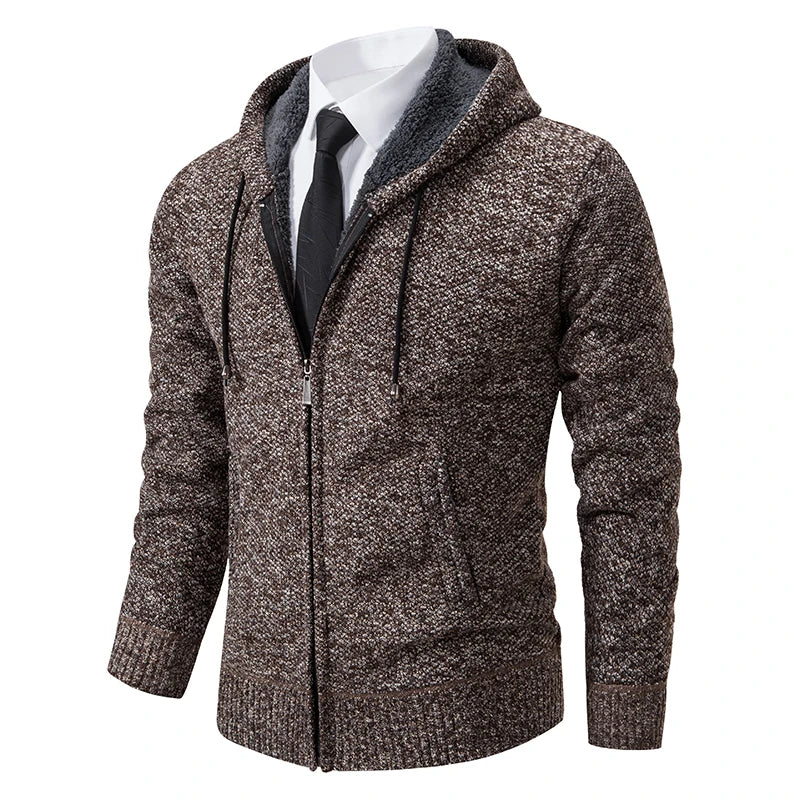 Jens | Cardigan fleece cu fermoar Jens