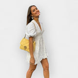 Elisa | Light white dress, romantic and timeless