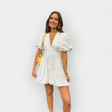 Elisa | Light white dress, romantic and timeless