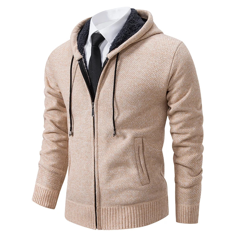 Jens | Cardigan fleece cu fermoar Jens