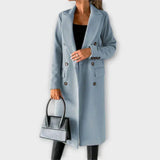 Judite | Palton din lână monobuton elegant Judite
