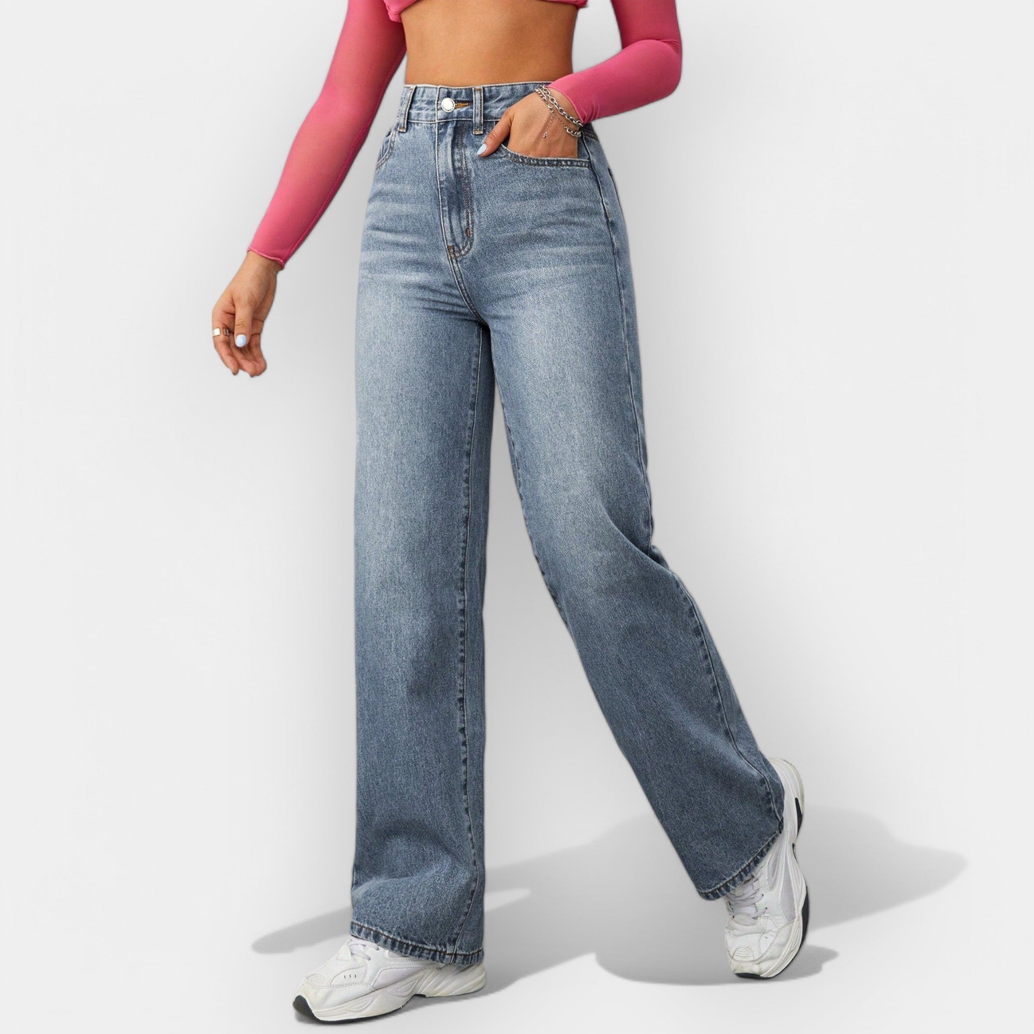 Beatriz | Jeans cu croiala dreaptă Beatriz