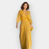 Anya | Pleated dress, with an elegant silhouette and graceful movement