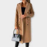 Judite | Palton din lână monobuton elegant Judite