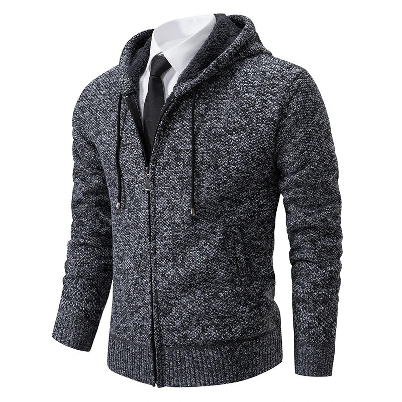 Jens | Cardigan fleece cu fermoar Jens