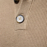 Konrad | Pulover elegant bărbătesc cu design cu nasturi Konrad