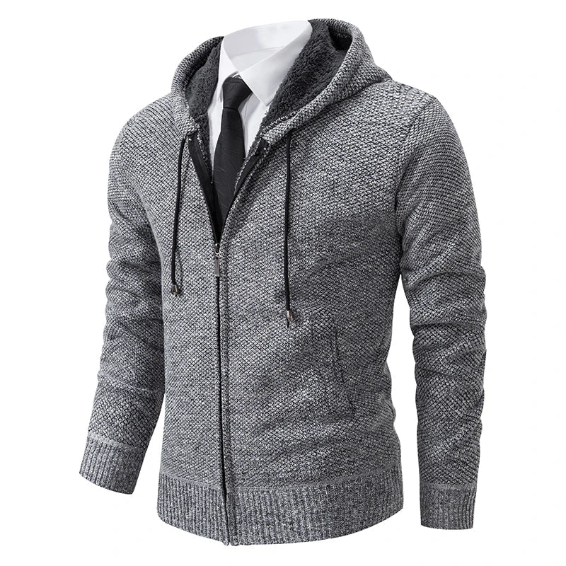 Jens | Cardigan fleece cu fermoar Jens