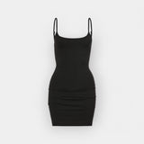 Amélia | Rochie minimalistă sculptată, cu croială mulată