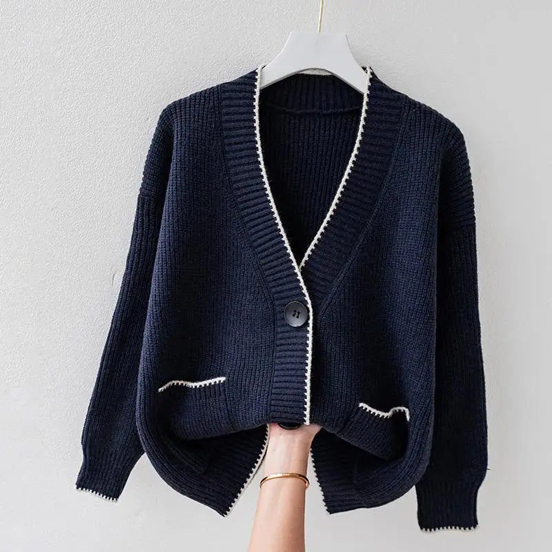 Ly | Vestă tricotată oversized stilată Ly