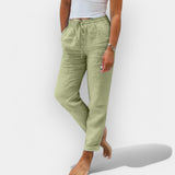 Diana | Pantaloni de in ușori de vară Diana