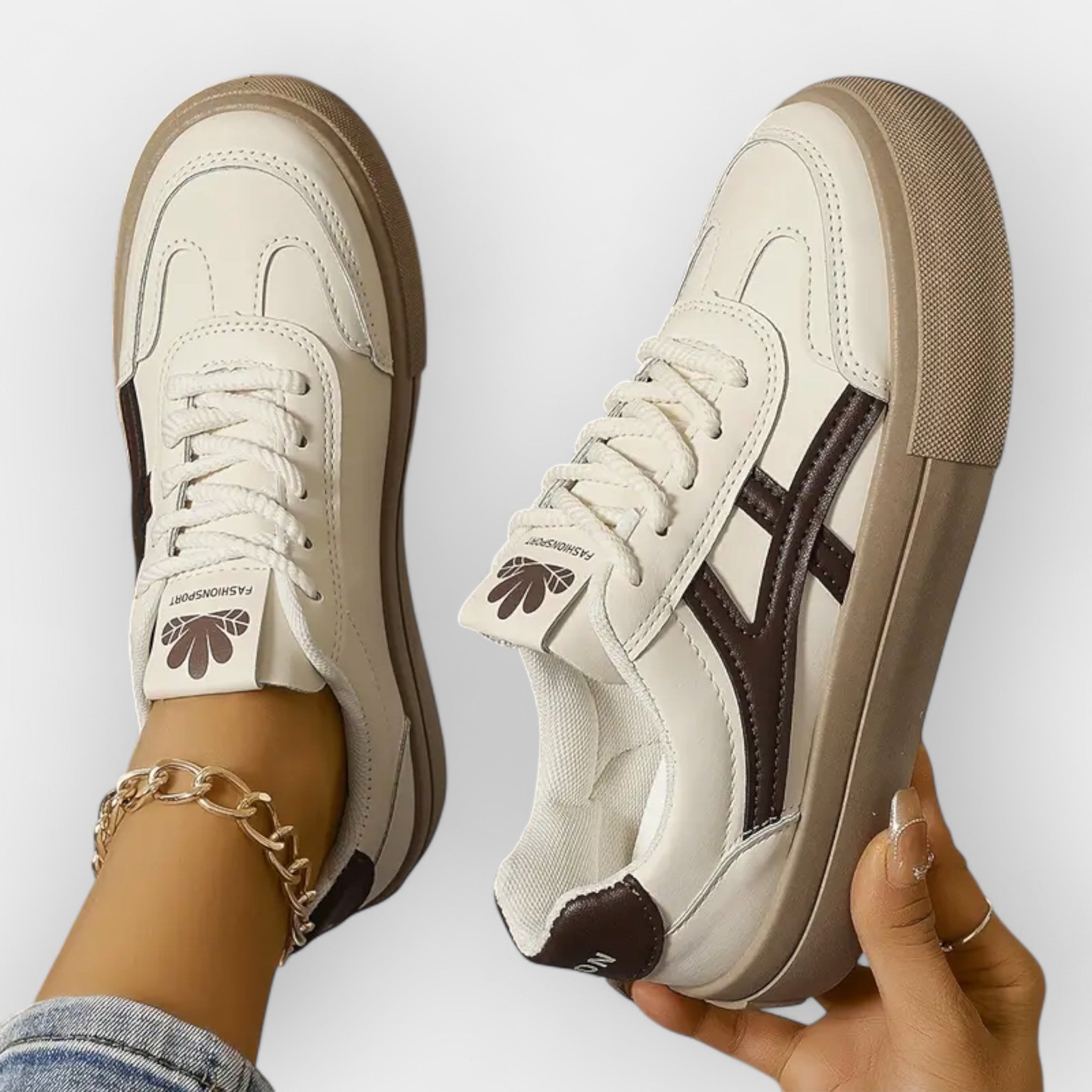 Freya | Adidași retro cu platformă Freya