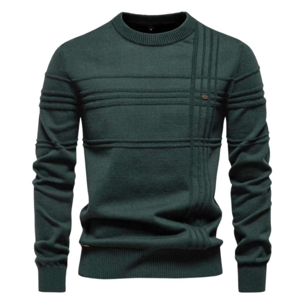 Burkhard | Pulover bărbătesc elegant cu model în carouri Burkhard