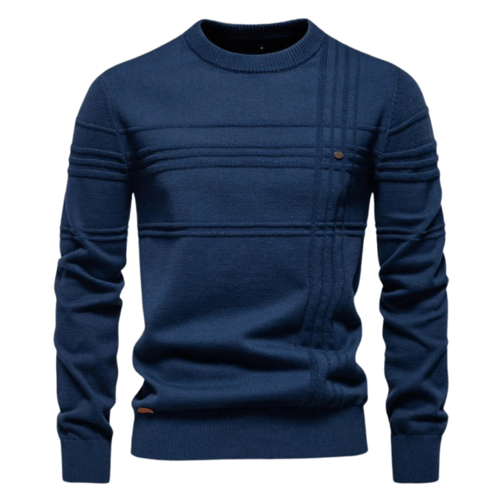 Burkhard | Pulover bărbătesc elegant cu model în carouri Burkhard