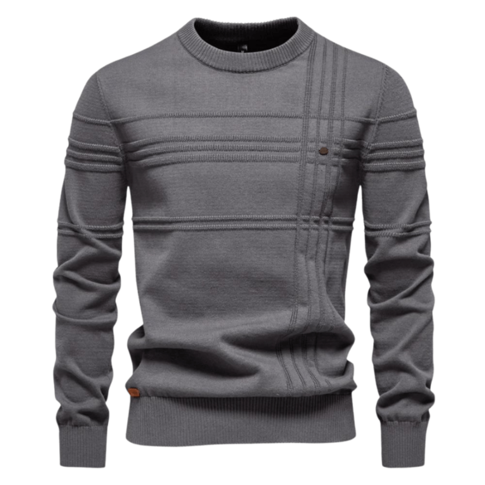Burkhard | Pulover bărbătesc elegant cu model în carouri Burkhard