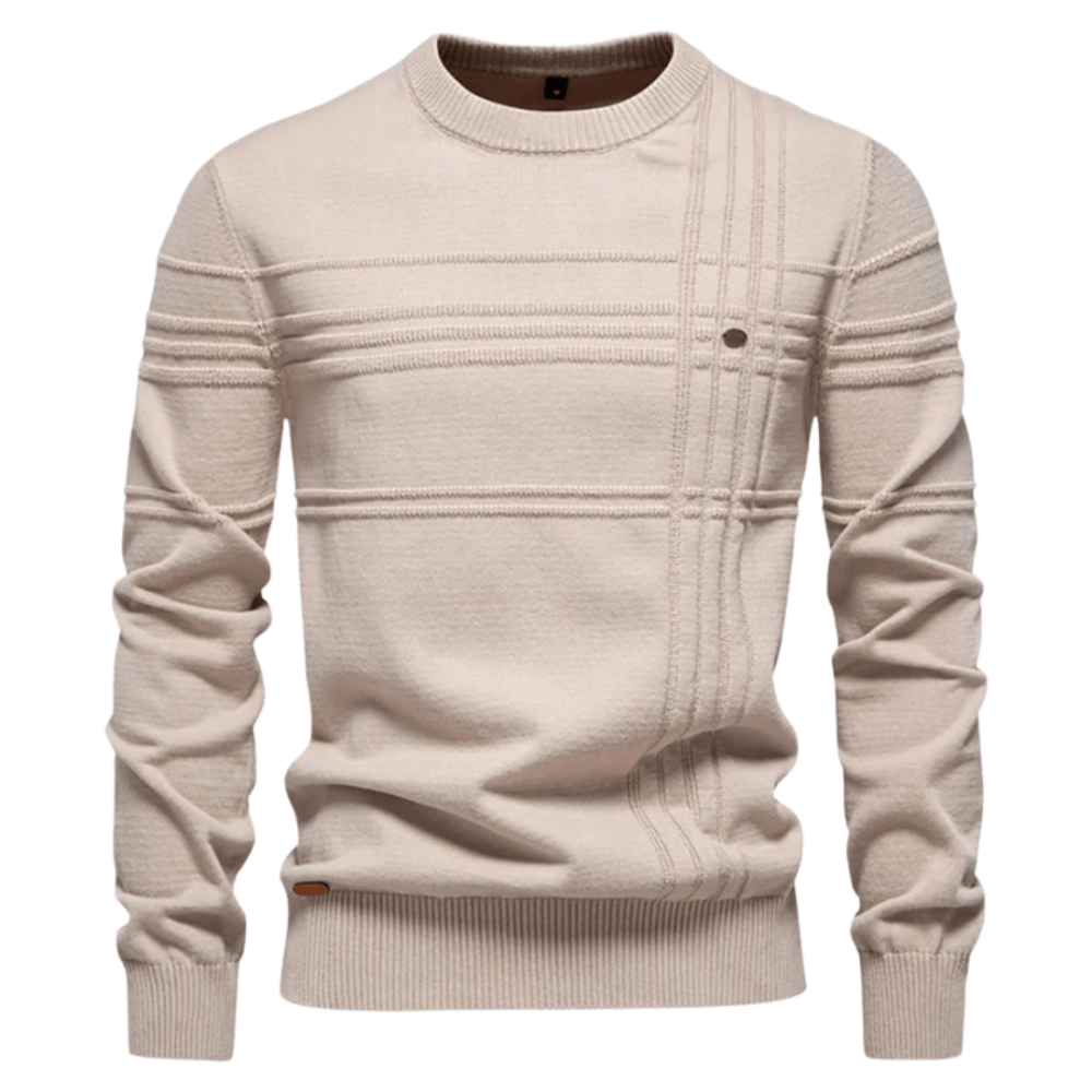 Burkhard | Pulover bărbătesc elegant cu model în carouri Burkhard