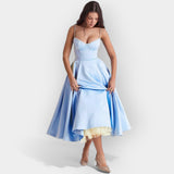 Olivia | Rochie midi cu linie elegantă
