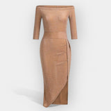 Sara | Elegant dress with cut-out and timeless silhouette