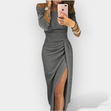 Sara | Elegant dress with cut-out and timeless silhouette