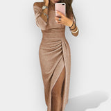 Sara | Elegant dress with cut-out and timeless silhouette