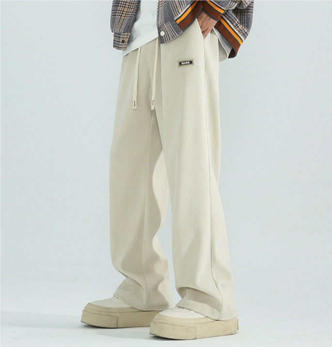 Olli | Pantaloni velur natural Olli