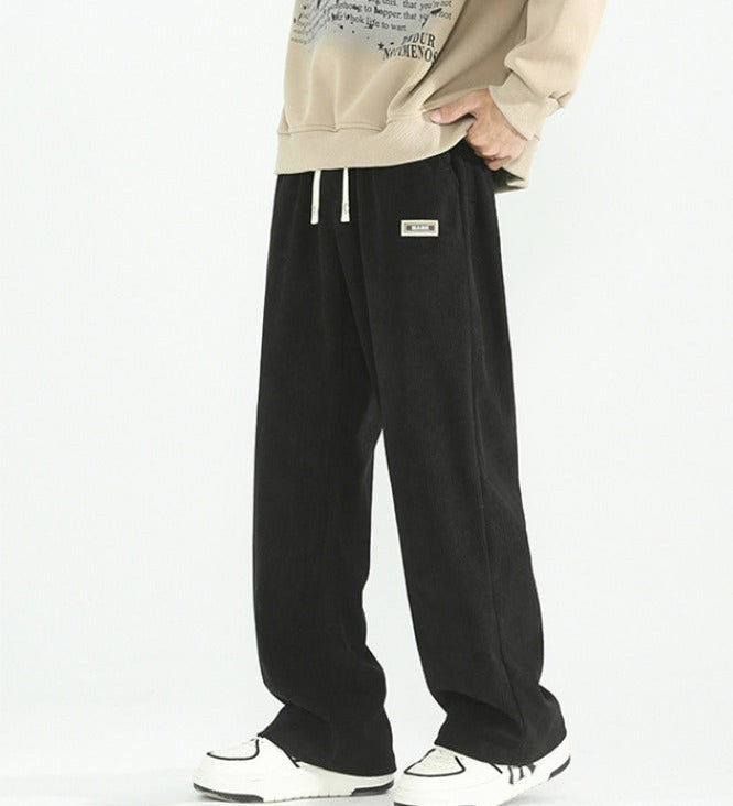 Olli | Pantaloni velur natural Olli