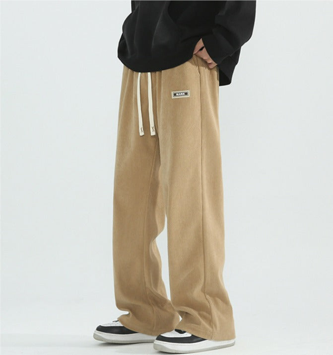 Olli | Pantaloni velur natural Olli