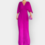 Anya | Pleated dress, with an elegant silhouette and graceful movement