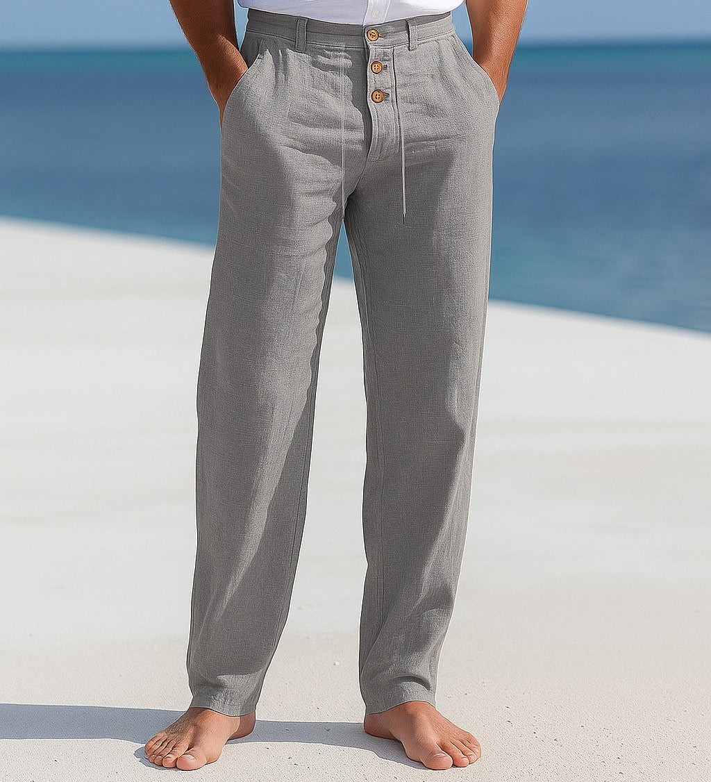 Matteo | Pantaloni ușori de in pentru vară Matteo