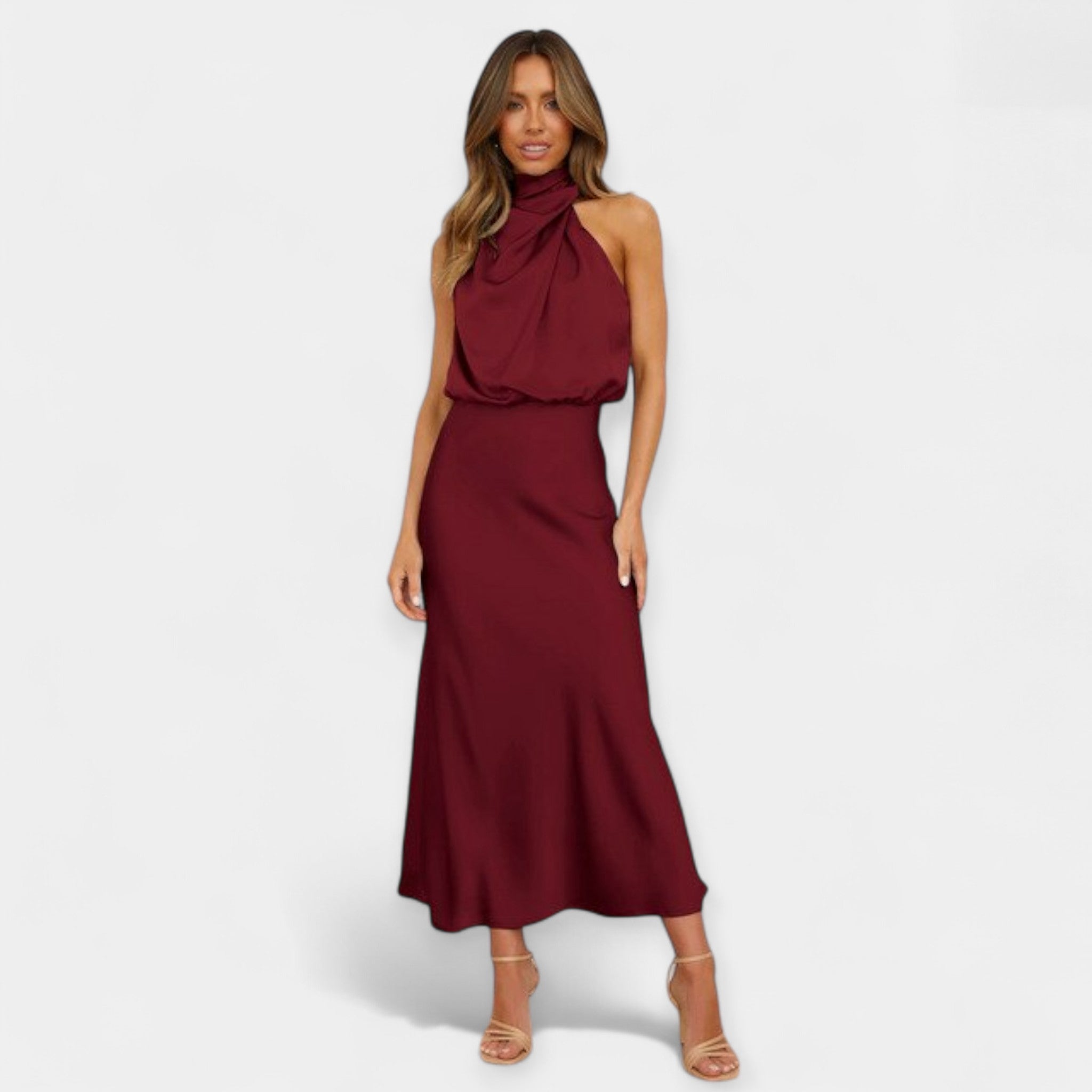 Zoe | Rochie maxi, cu umăr gol și senzualitate elegantă
