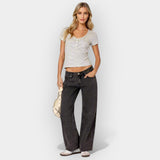 Lina | Jeans cu talie joasă Lina