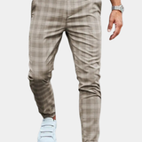 Ståle | Pantaloni largi în carouri Ståle