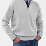 Ingmar | Pulover elegant cu jumătate fermoar Ingmar