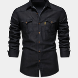 Rasmus | Cămașă denim slim Rasmus