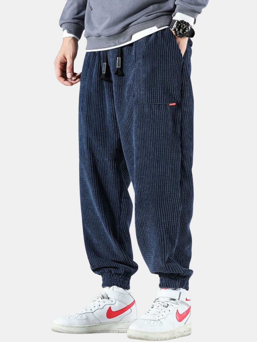 Håvard | Pantaloni de jogging din velur Håvard