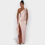 Alina | Satin dress, for elegant evenings