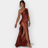 Alina | Satin dress, for elegant evenings