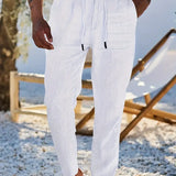 Nichols | Pantaloni largi de in cu șnur Nichols