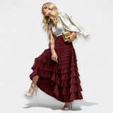 Gabriela | Fustă elegantă cu detalii din tulle Gabriela