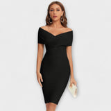 Ofélia | Rochie elegantă, cu decolteu în V