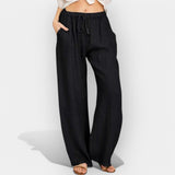 Malika | Pantaloni de in cu linii aeriene Malika