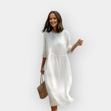 Jade | Dress with flattering tummy coverage and a feminine silhouette