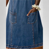 Julia | Rochie din denim moale, stil casual chic
