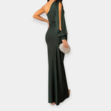 Noa | One-shoulder maxi dress with a high slit