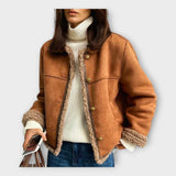 Aili | Jachetă din piele elegantă cu căptușeală caldă și stil atemporal Aili