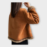 Aili | Jachetă din piele elegantă cu căptușeală caldă și stil atemporal Aili