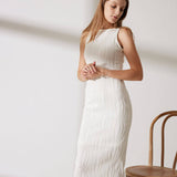 The Water Ripple Textured Cami Dress