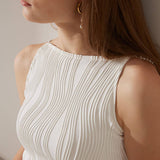 The Water Ripple Textured Cami Dress