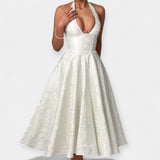 Joana | Midi dress, with cut-out back and corset