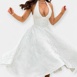 Joana | Midi dress, with cut-out back and corset