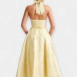 Joana | Midi dress, with cut-out back and corset